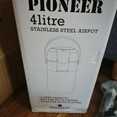 Pioneer 4 litre stainless steel airpot