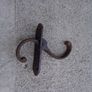 Vintage Metal Door Handles x 6 for Sale Image 2