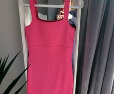 Pink body con dress