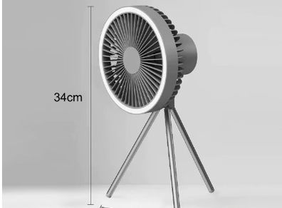 BRAND NEW Stand Air Cooling Fan with Night Light Outdoor Camping