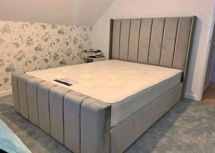 Double Wingback Ottoman Beds