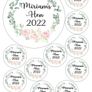 Personalised stickers - christening, communions, confirmation, hens, weddings, birthdays, sweet bags, water bottle labels, business stickers, back to school Image 2