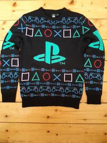 Official Playstation Jumper for PS5, PS4, PS3, PS2, PS1 Gamers