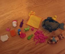 Barbie Skipper babysitter babies bathtub playset