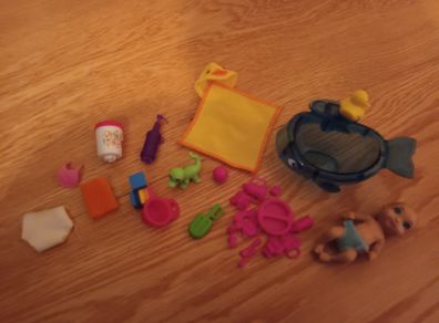 Barbie Skipper babysitter babies bathtub playset