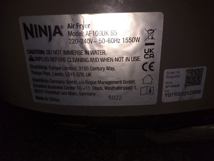 Ninja Air Fryer - Good condition