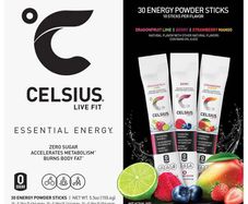 Celsius Live Fit Essential Energy Powder Sticks 30-Pack  American Import
