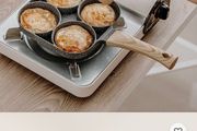 20 x 4 Hole Pans - Eggs / Omelettes / Pancake Maker - Job Lot Clearance - Rrp 39 Euro Each!
