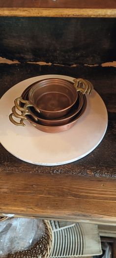 Vintage French escargot pans