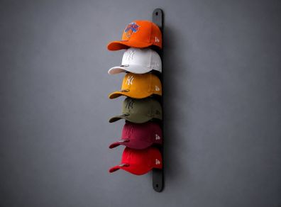 6 Hook Wall Mounted Cap Rack