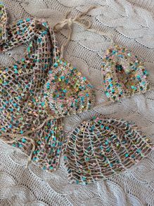 Sequin crochet set