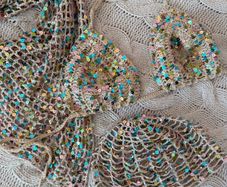 Sequin crochet set