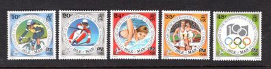 1994 Isle of Man Centenary of International Olympic Games Commemorative Stamps Mint Never Hinged (MNH)