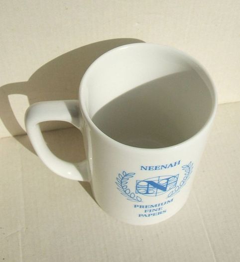 NEENAH PREMIUM FINE PAPERS (Wisconsin, USA) - a promotional ceramic mug