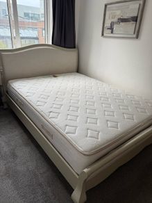 king size bed mattress and bed frame