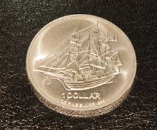 Cook Islands 2009 Bounty 1oz Silver