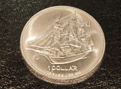 Cook Islands 2009 Bounty 1oz Silver
