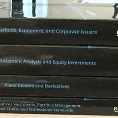 Kaplan Schweser CFA Level 1 Exam Prep books