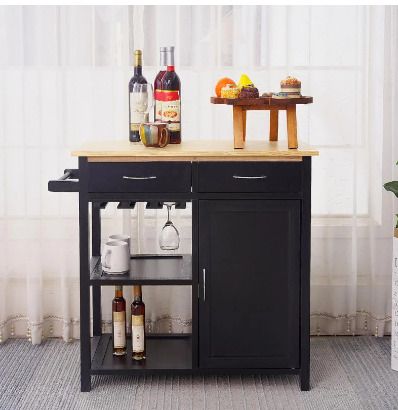 BRAND NEW 79x82x40cm 2 Drawers 2 Shelves Single Door Shelf Sideboard Meal Side Storage Locker Living Room Cabinets Home Furniture