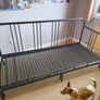 FYRESDAL Day-bed frame, black, 80x200 cm Image 2