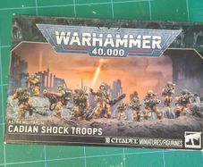 Warhammer 40k Astra Militarum Cadian Shock Troops