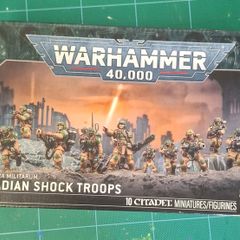 Warhammer 40k Astra Militarum Cadian Shock Troops