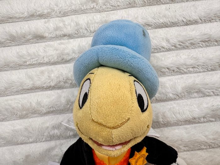 Jiminy Cricket Plush Soft Pinocchio Disney Store approx. 20 cm. Dirty Used Please see photos