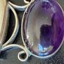 Amethyst silver necklace Image 6
