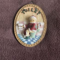Toilet sign