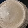 Bramley vintage ribbed biscuit barrel with  silver plated lid . Image 8