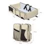 Baby 3 in 1 Portable Bassinet Cot Mummy Travel Bag Diaper Bag and Change Station Image 3