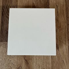 Square cream gloss tiles, 15cm x15cm