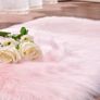 MULTIPLE SIZES/COLOURS AVAILABLE Sheepskin Rug Rectangular Fleece Fluffy Area Rugs Anti-Skid Yoga Carpet for Living Room Bedroom Sofa Floor Rugs (GREY, 23.6 x 35.4 inch) MULTIPLE SIZES/COLOURS AVAILABLE Image 7
