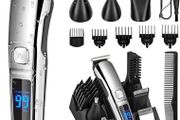 Beard Trimmer Men, Waterproof Electric Razor for Nose, Body, Face and Mustache, Cordless Hair Clippers Shavers for Men Grooming Kit, Gifts for Husband Father