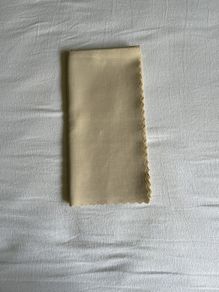 Beige table cloth