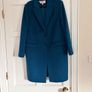 Hobbs Teal Wool Coat Image 2