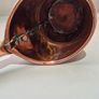 Beautiful Vintage Copper Kettle & Antique Handmade Dovetailed Ladle Set Image 6
