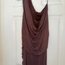 ASOS DESIGN Maternity Mesh One Shoulder Maxi Dress - size UK 10 Image 2