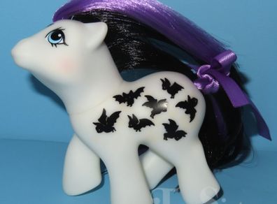 HQG1C Batty Boo Spooky Edition Holiday Collection HTF Halloween like MLP G1 My Little Pony NEW
