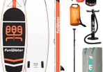 Inflatable Stand-Up Paddleboard, 325 x 84 x 15 cm, Complete Accessories, Adjustable Paddle, Pump, ISUP Travel Backpack, Lead, Waterproof Bag, Up to 150 kg Load Capacity (FREE POSTAGE)