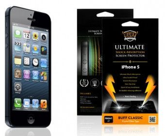 Buff Guard Screen Absorption Protector Shockproof Shock Proof for iPhone 5 / 5S