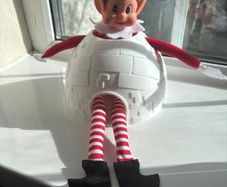 elf on the shelf igloo post boxes and needohs