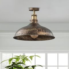 Ceiling Light - Brushed Copper (Brand New)