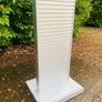 Shop Display Stand - Slat Wall - Brushed Chrome Finish! Image 2