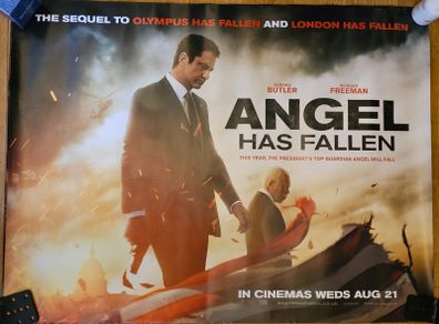 Angel Has Fallen cinema quad poster