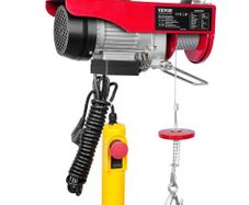 Electric Hoist, 249.5 kg Lifting Capacity, 510W 220V Electric Steel Wire Winch with 427 cm Wired