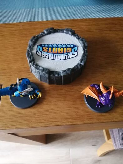 Skylander birthday cake decor.