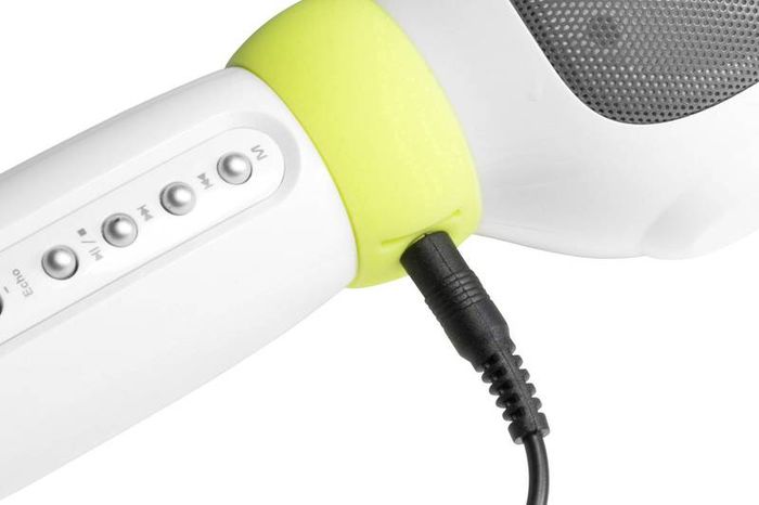 Technaxx MusicMan Karaoke Microphone Kids BT-X36, 115dB, Bluetooth, playtime 22 hours, white