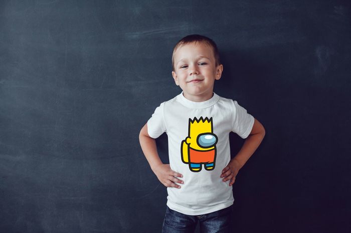 The Simpsons Among us t-shirts for adults and kids