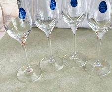 Villeroy and Boch Savoy Liqueur Glasses. 24% Lead Crystal. Set of 4